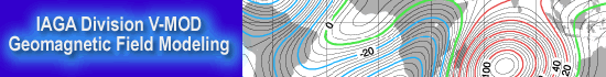 Working Group V-MOD: Geomagnetic Field Modelling