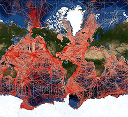 Screenshot of Trackline Geophysical Data Viewer